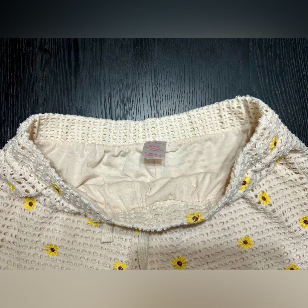 Double Lined Flower Patterned Shorts Large - image 7